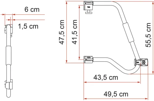 Türsicherung Security Pro 46 cm