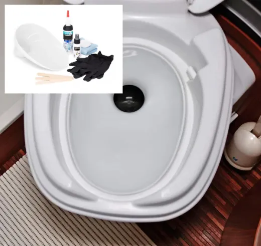 Twusch 4.0 Porzellaneinsatz-SET passend für Thetford Toiletten C400 Serie