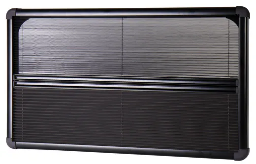 Verdunkelung und Insektenschutz für RWCompact 1000x500,Alurahmen,Black