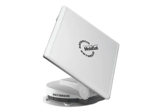 Vollautomatische Camping-SAT-Antenne mit geringem Platzbedarf