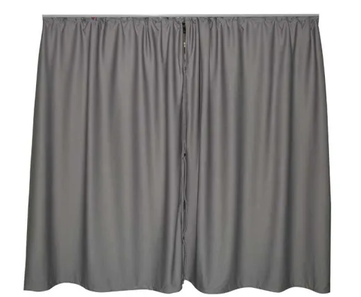 Vorhang System grau, VW Caddy Maxi, lichtdurchlässig