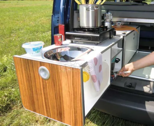 VW Caddy KR+LR Küchenbox Active Fertigteil