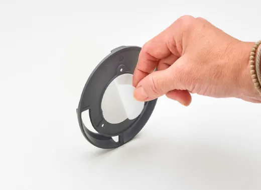 Wandhalterung für Schutzkappe von Gasflaschen