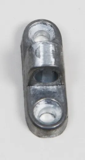 Wandösen senkrecht, Aluminium, 5 Stück