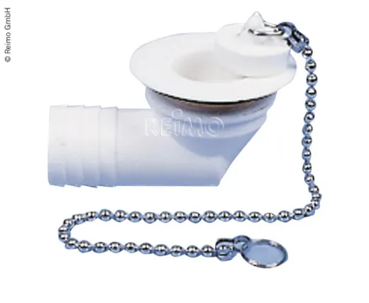 Wasserablaufgarnitur gewinkelt-Schlauch 1,Ablauföffnung 31mm, 10er Pack