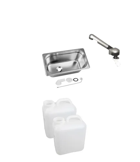 Wasseranlage für VW T6/T5/T4 und Mercedes Vito lang CityVan - eingebaut