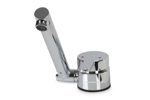 Wasserarmatur chrom,klappbar,drehbar,warm/kalt,1/2'Flexschlauch