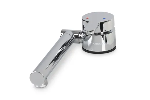 Wasserarmatur chrom,klappbar,drehbar,warm/kalt,1/2'Flexschlauch