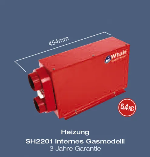 Webasto Einbau Gasheizung 2KW