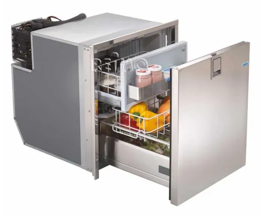 Webasto Isotherm DR 65 Inox 12/24V Edelstahl, 65 Liter Kompressor Kühlschublade