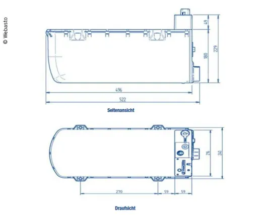 Whale Expanse Boiler WW0801UC, Unterflur Warmwasserbereiter
