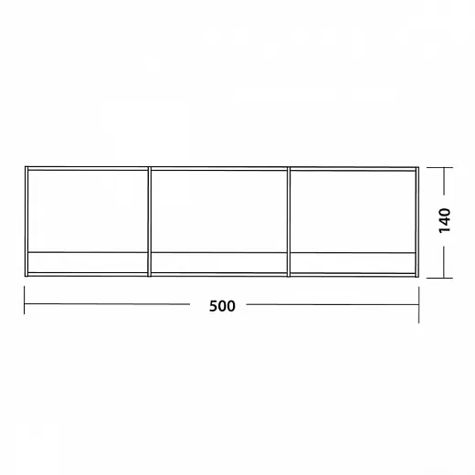 Windschutz Grey 500x140cm