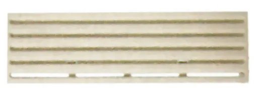 Winterabdeckung für Thetford-Kühlschrank 13x43,5cm creme
