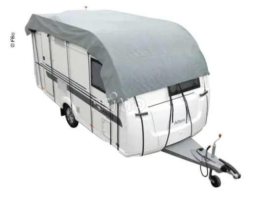 Wohnwagen Schutzdach 755x300cm, grau, atmungsaktiv