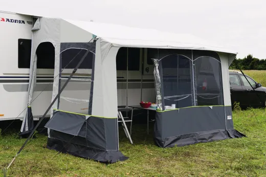 Wohnwagen-Vorzelt Casa Royal S 390 mit Stahlgestänge