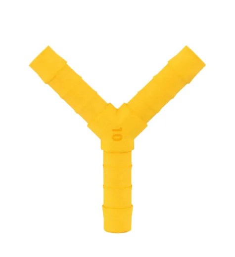 Y-Verbinder für 10mm Schlauch 2Stk. Weißgelb
