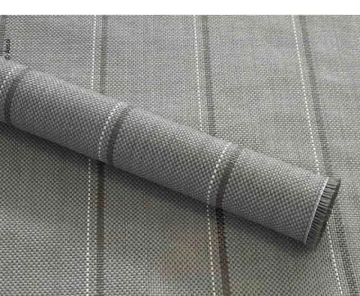 Zeltteppich Arisol Dunkelgrau 3x5m, inkl. Tasche, Clips + Heringe