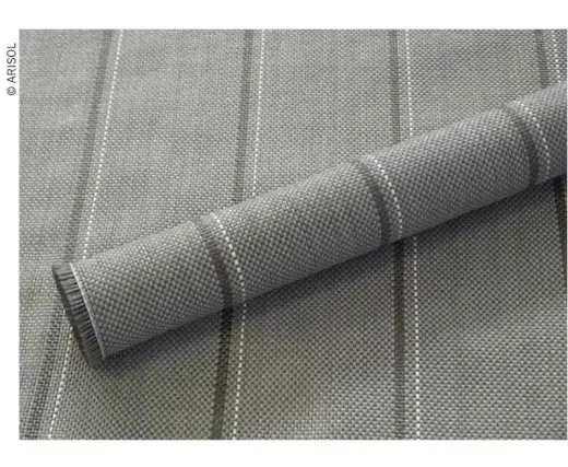 Zeltteppich Arisol Standart, grau B250xL400cm, gestreift, 300g/m2