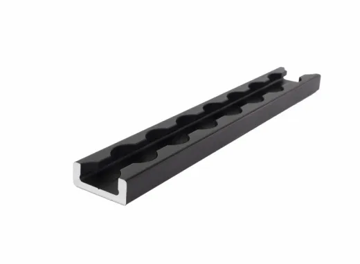 Zurrschiene extra schmal - Schwarz
