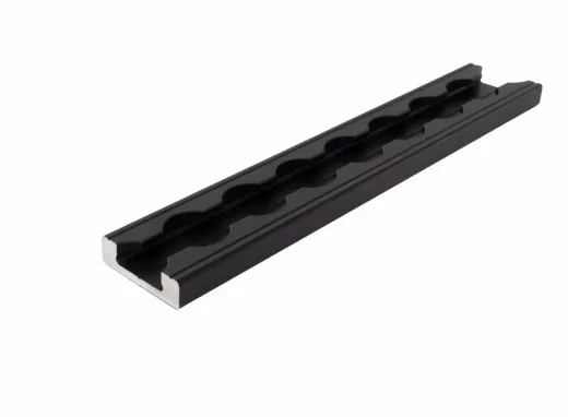 Zurrschiene schmal extra hoch - Schwarz