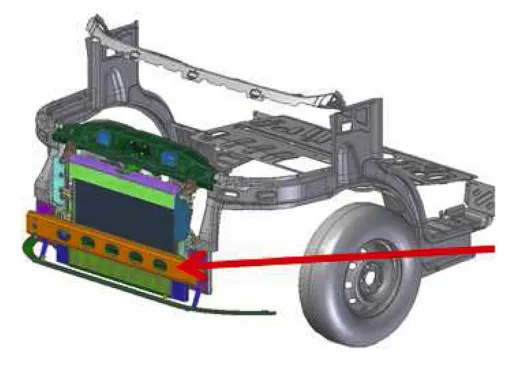 Zusatzelement Kurze Crashbox für Fiat Ducato 2014
