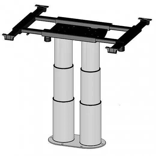 Zweisäulen Liftgestell, Verschiebung X=230mm Y=250mm