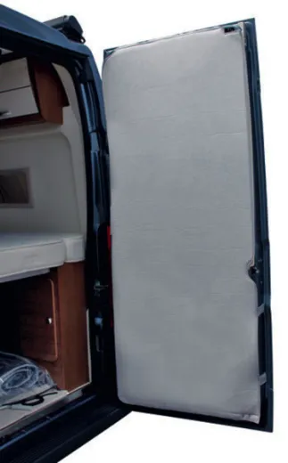 Zweiteilige Hecktürisolierung für Fiat Ducato 07/14 (H3-Dach)