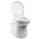 Cassettentoilette C263-CS - Spülung elektrisch - Weiß