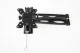 TV-Halter Simon Luxus XL - Schwarz glänzend