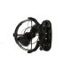 Ventilator Sirocco 12 / 24 V - Schwarz