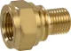 Verbindungsstück - Von 1/4" Links-Außengewinde auf 5/8" Innengewinde UNF