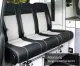 Schlafsitzbank Merc. Vito LR 2015 V3000 Gr.14 3-sitzig, Polster Leder 2 fbg.