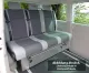 Schlafsitzbank VW T6, Weekender V3000 Gr.17 3-sitzig, Polster Austin 2 fbg.