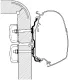 Adapter für Omnistor Markise - Hymer 2016 - 4m