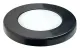 Aufbauspot superflach, schwarz Ø78mm, Höhe:8mm