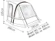 Aufblasbares Vorzelt für Adria Action 361