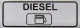 Aufkleber Diesel B90 x H30 mm