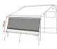 Blocker 300 Vorderwand für Markise F45,F80S,F65L,CS/XL,F35pro