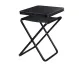 Campinghocker, Tischhocker Pasadena, Camp4, schwarz, belastbar 30kg/100kg