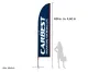 Carbest Squareflag Komplettsystem groß, Höhe 460cm