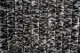 Chenille-Flauschvorhang - 56 x 205 cm - Schwarz / Grau