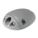 Dachdurchführung Kunststoff für 2 Kabel Ø3-6mm