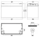 Deep-Cycle AGM-Power Line Batterie 120 Ah