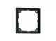 Distanzrahmen 1-fach. Flach, 3mm Aufbauhöhe. Schiefergrau. SB-verpackt