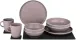 DOLOMIT MAGNETIC ROSE, Geschirr-Set für 2 Personen
