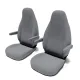 DRIVE DRESSY Fahrersitzbezug Ducato >14, Set Fahrer- u.Beifahrer, grau