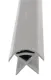 Eckverbindungsprofil Luxus (mittelgrau)