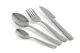 Edelstahl Besteck für 4 Personen, glänzend