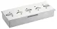 Edelstahl Räucherbox 23x9x4cm - Geeignet für Holzkohle- und Gasgrills