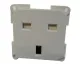 Einbausteckdose 230V grau, Ausführung England